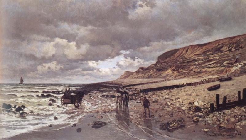 Claude Monet The Pointe de la Heve at Low Tide oil painting picture